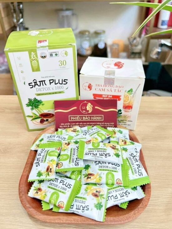 Giới Thiệu Kẹo Sâm Plus Detox X1000